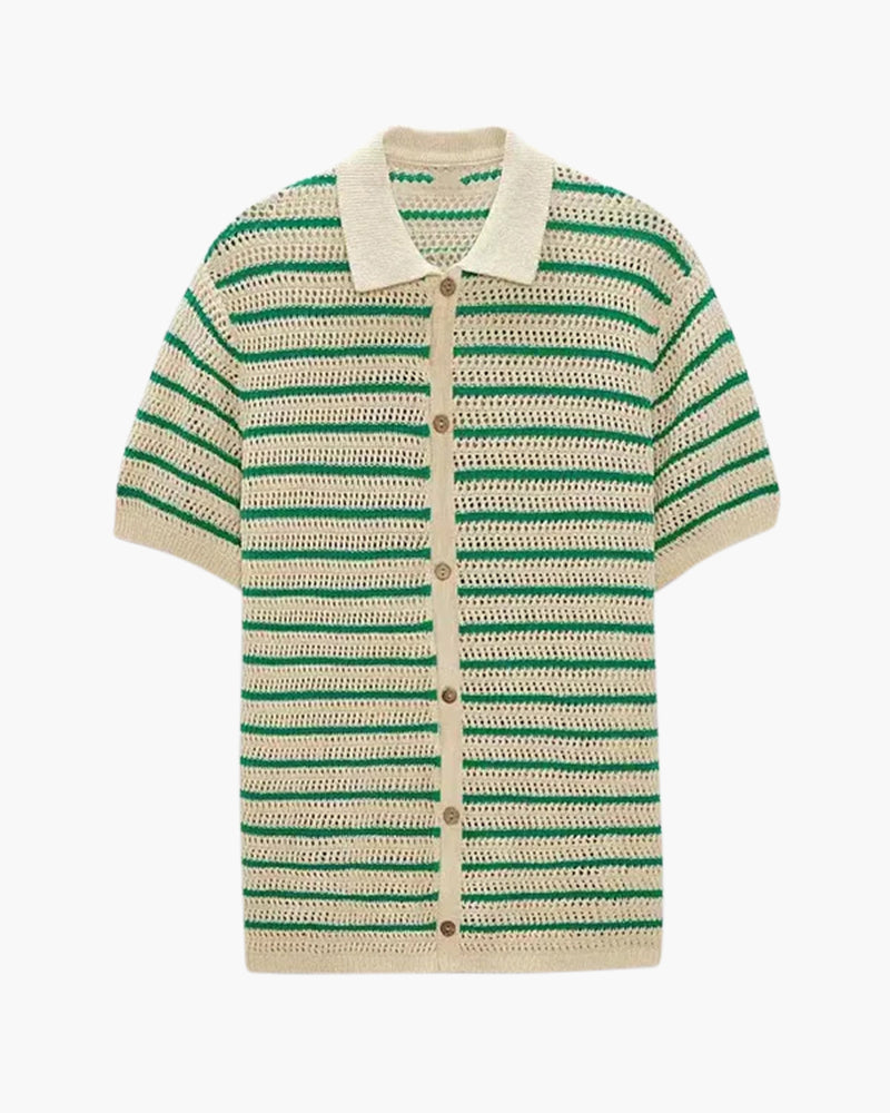 The Toronto Label™ | Marbella - Knitted Button Shirt