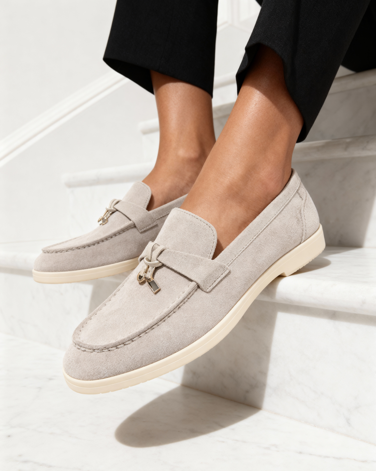 The Toronto Label™ | Old Money Suede Lady Loafers